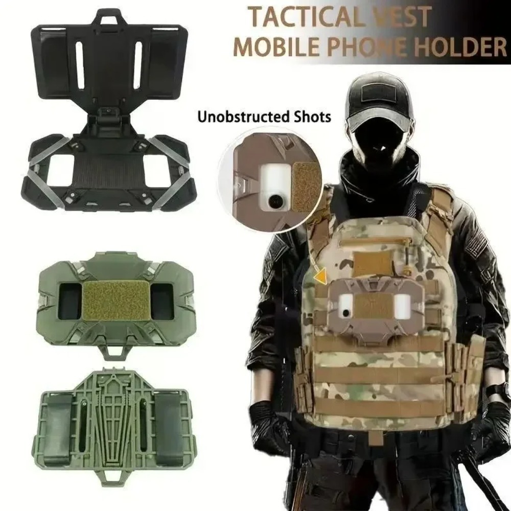 Mobile Tech Accessories - Taktyczny uchwyt na telefon MOLLE, składany