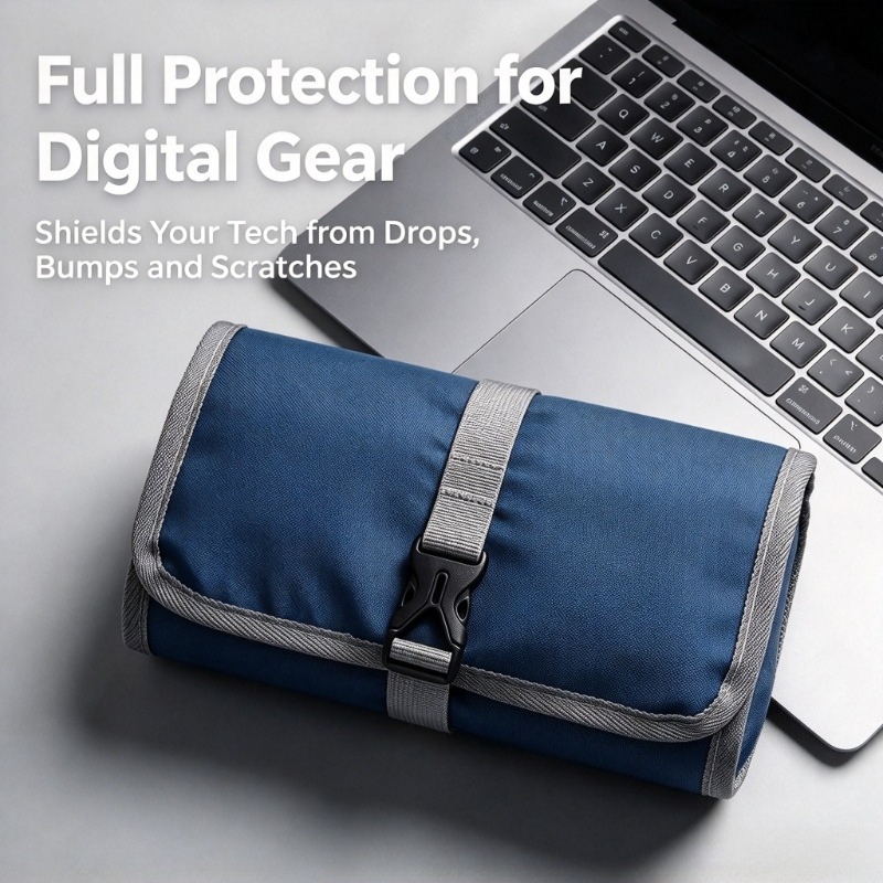 Tech Accessories Travel Organizer Pouch - Duża torba do przechowywania kabli i