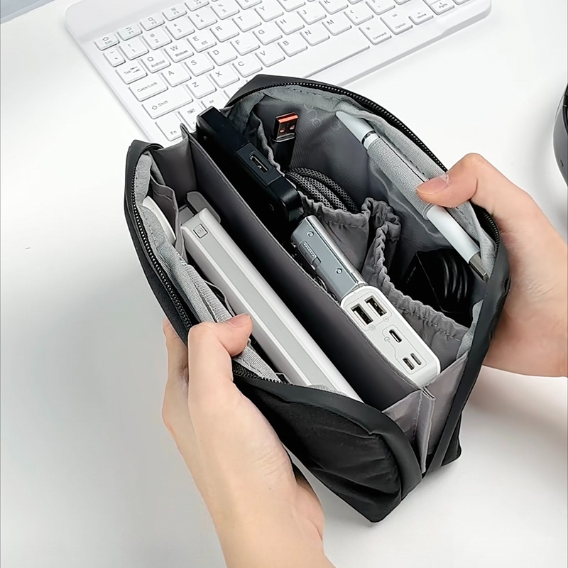 Tech Accessories Storage - Organizer kabli w kształcie muszli, duża